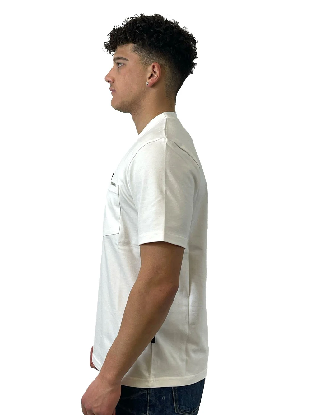 YES LONDON T-SHIRT BIANCA XM4168 - immagine 3