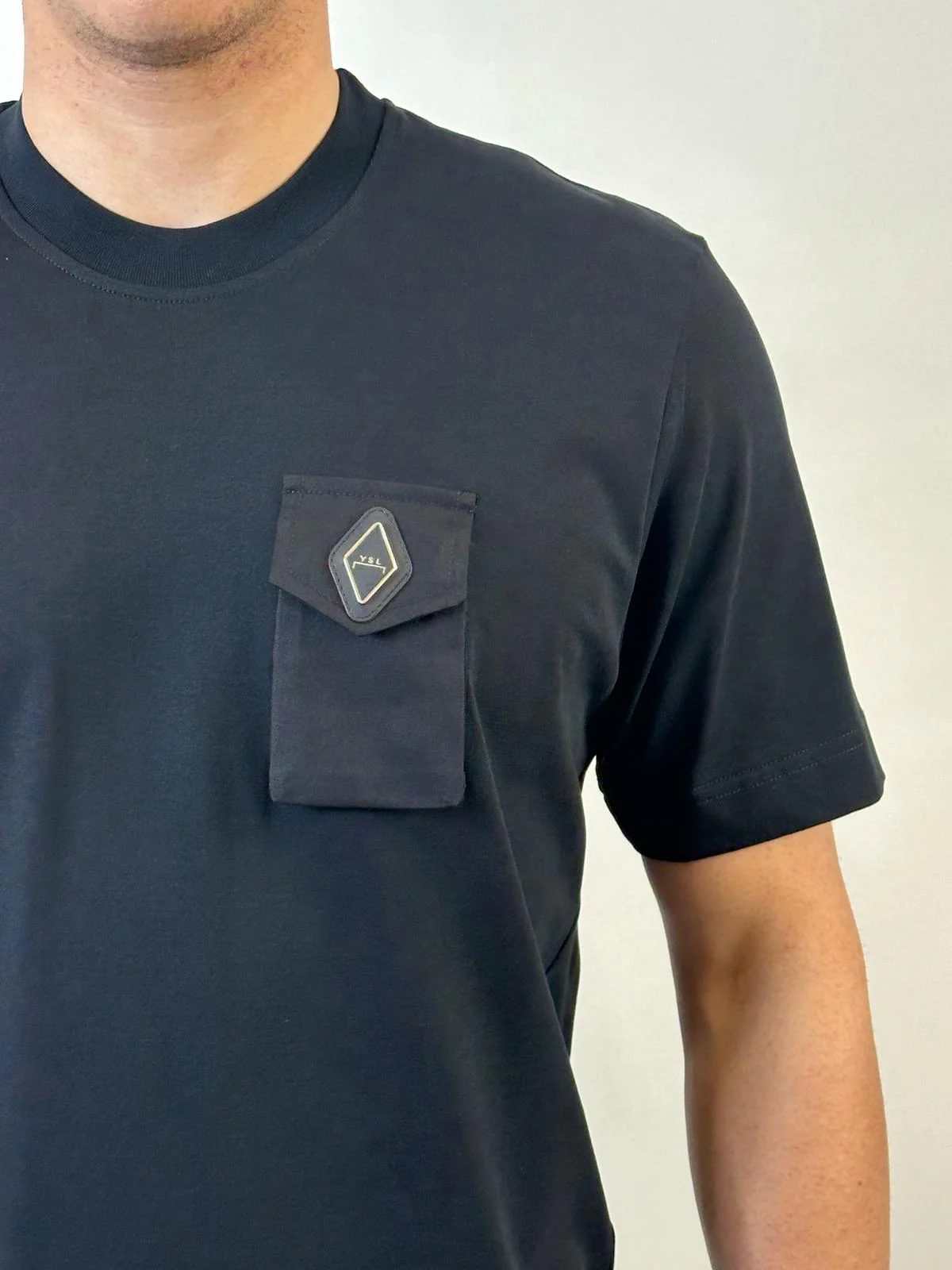 YES LONDON T-SHIRT NERA XM4162 - immagine 5