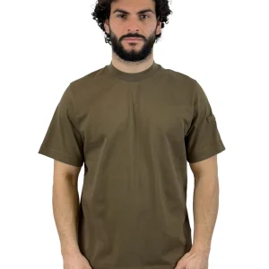 YES LONDON T SHIRT XM4255 TABACCO