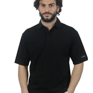 HESKIMO POLO NO IRON SILK HE1410010 NERA