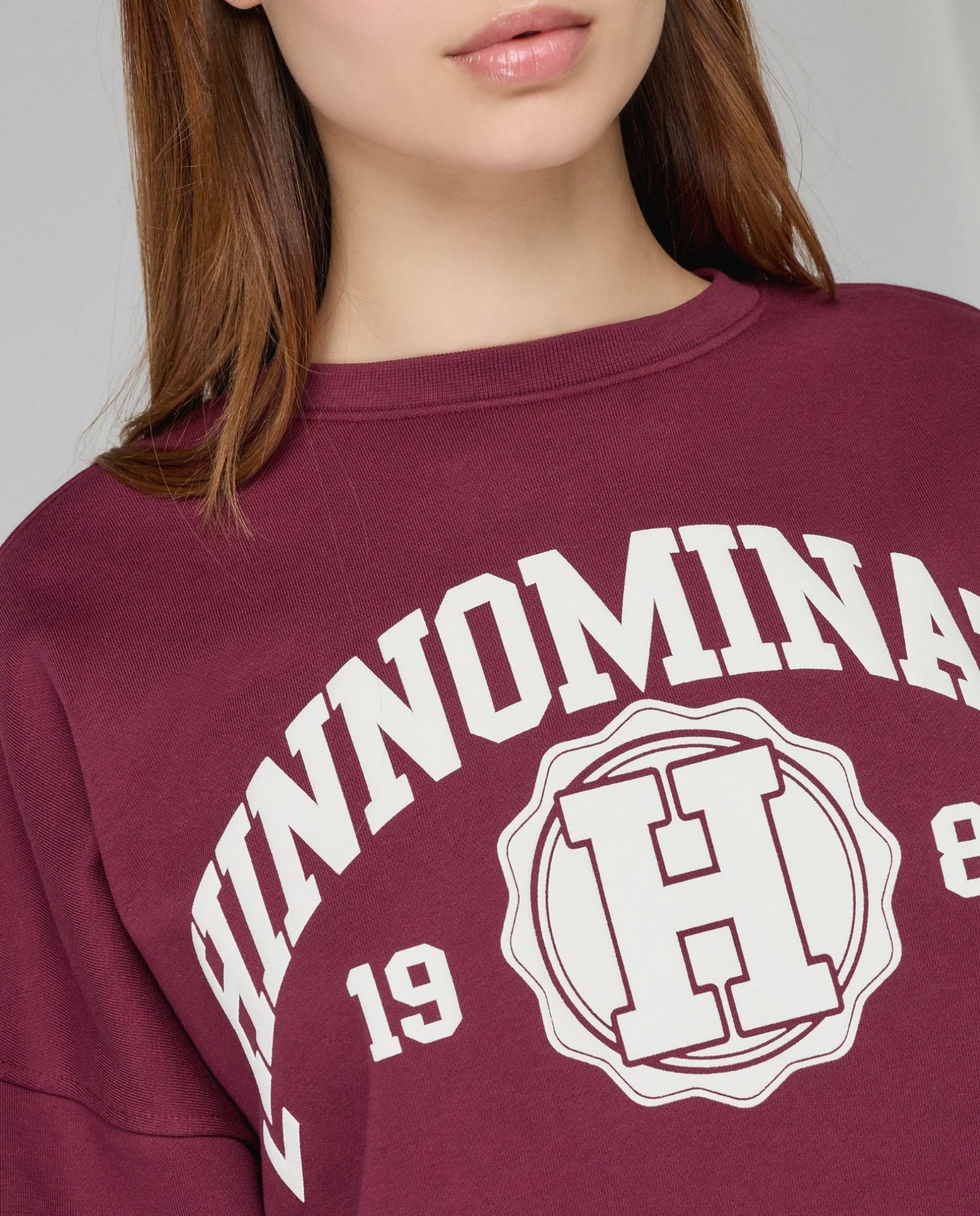 HINNOMINATE FELPA BORDEAUX HMABW02070 - immagine 4