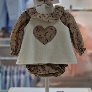 Micolino
Vestito neonata con culotte coordinata “Familia Dumbo” art.3020