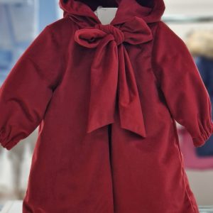 Deolinda 
Cappotto in velluto con cappuccio art.CDI241202