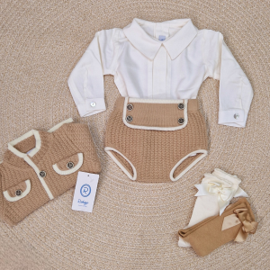 Rahigo 
Completo bambino tre pezzi in pura lana art.242106