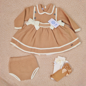 Rahigo
Vestito bambina in pura lana con culotte art.24286