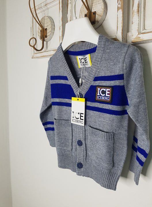 ICEBERG Cardigan neonato lana rasata - immagine 3