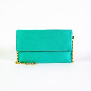 Pochette verde acqua