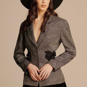 GIACCA IN CADY E PAILLETTES