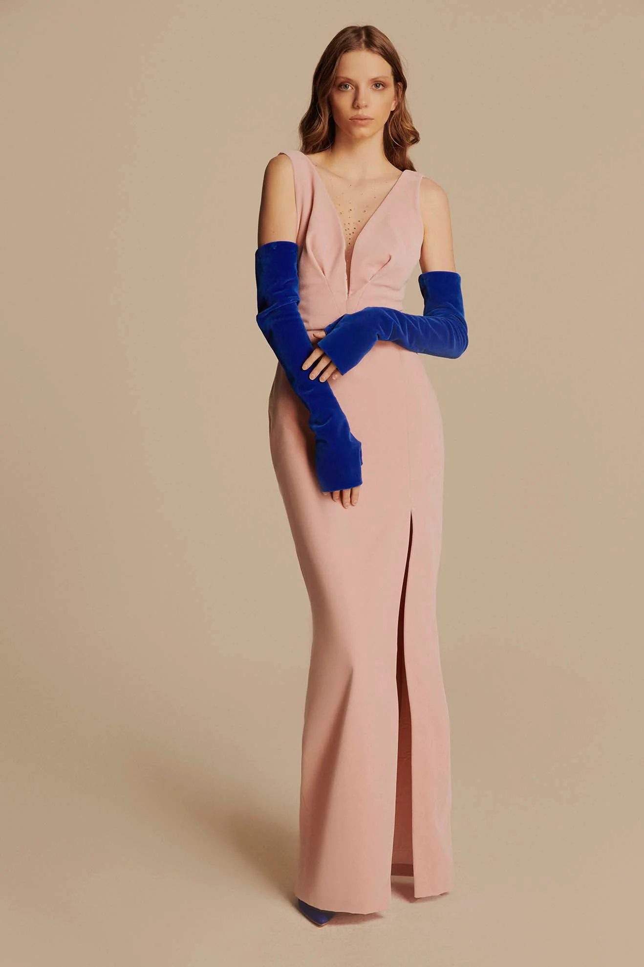 ABITO LUNGO IN VELLUTO - immagine 2