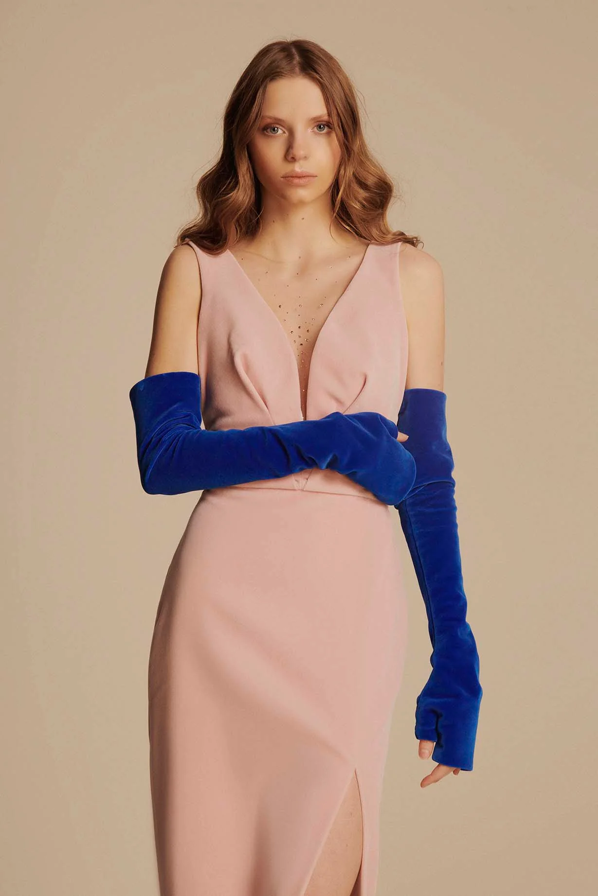 ABITO LUNGO IN VELLUTO - immagine 3