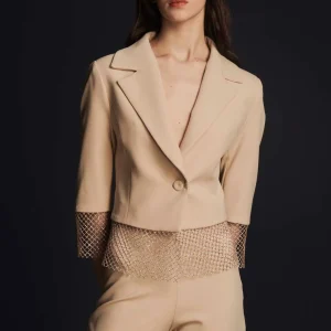 GIACCA CON DETTAGLI GLITTER