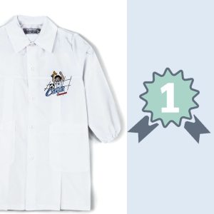 Grembiule asilo bimbo bianco