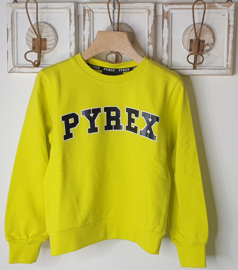 PYREX Felpa collo tondo bimbo bimba cotone garzato
