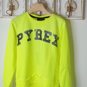 PYREX Felpa collo tondo bimbo bimba cotone garzato