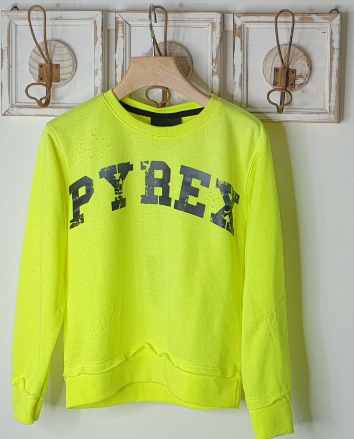 PYREX Felpa collo tondo bimbo bimba cotone garzato - immagine 2