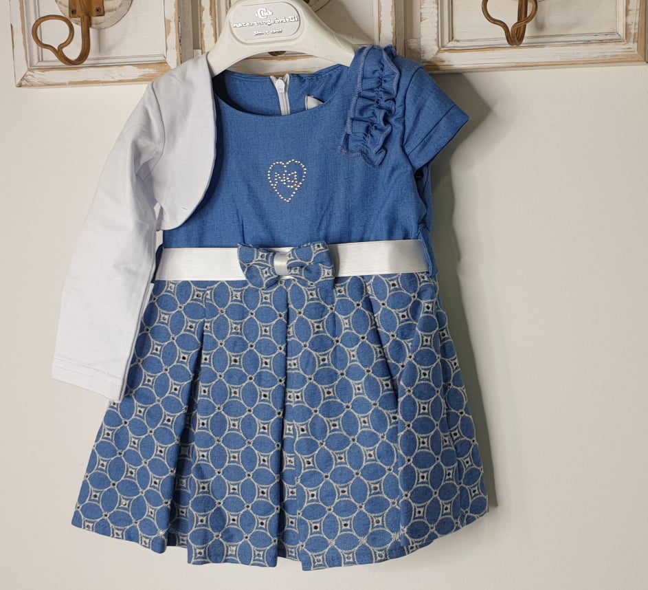 NAZARENO GABRIELLI Vestitino neonata cotone - immagine 3