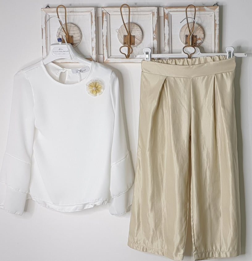 NAZARENOGABRIELLI Completo bimba in cotone