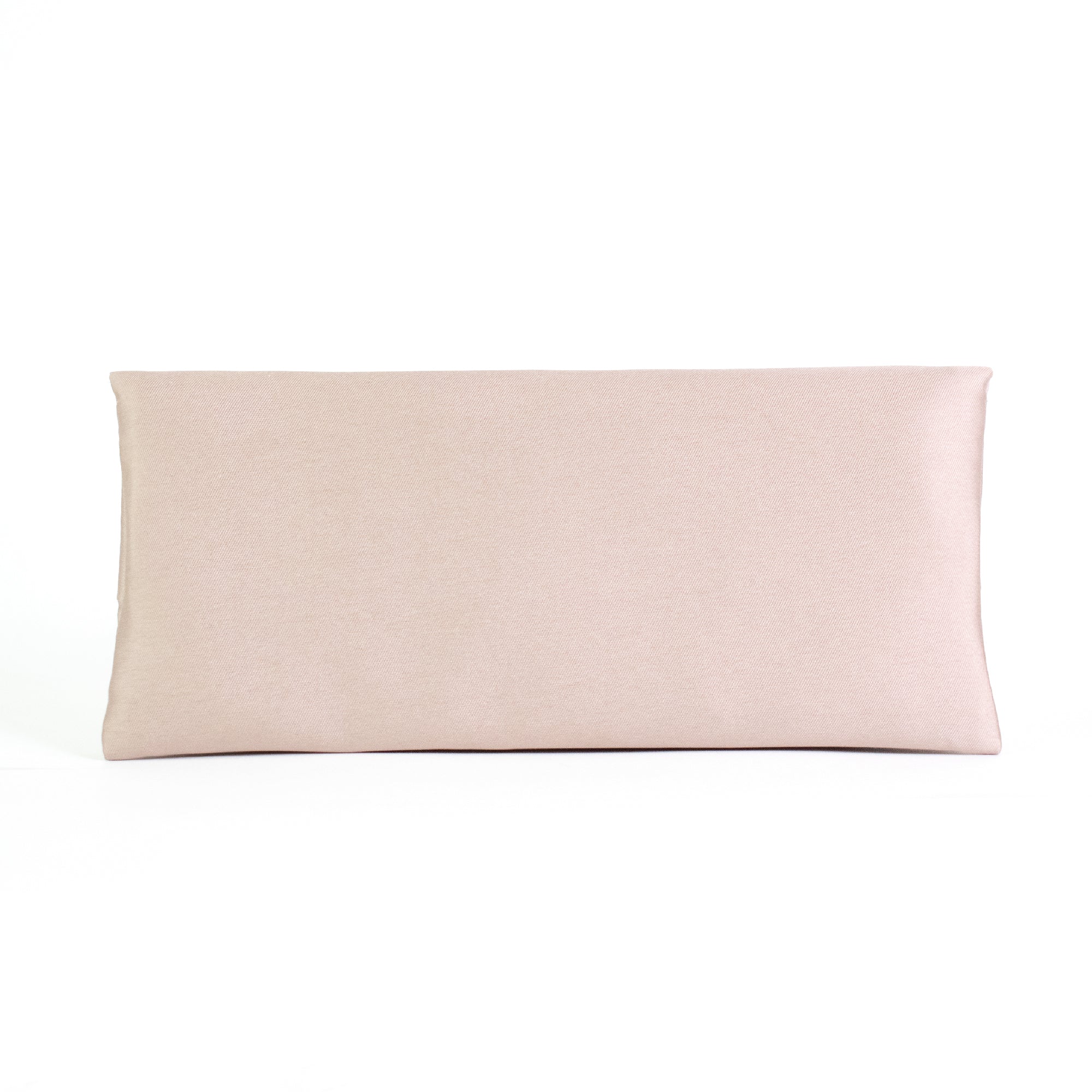 Pochette rosa cipria con fiori bicolore - immagine 4