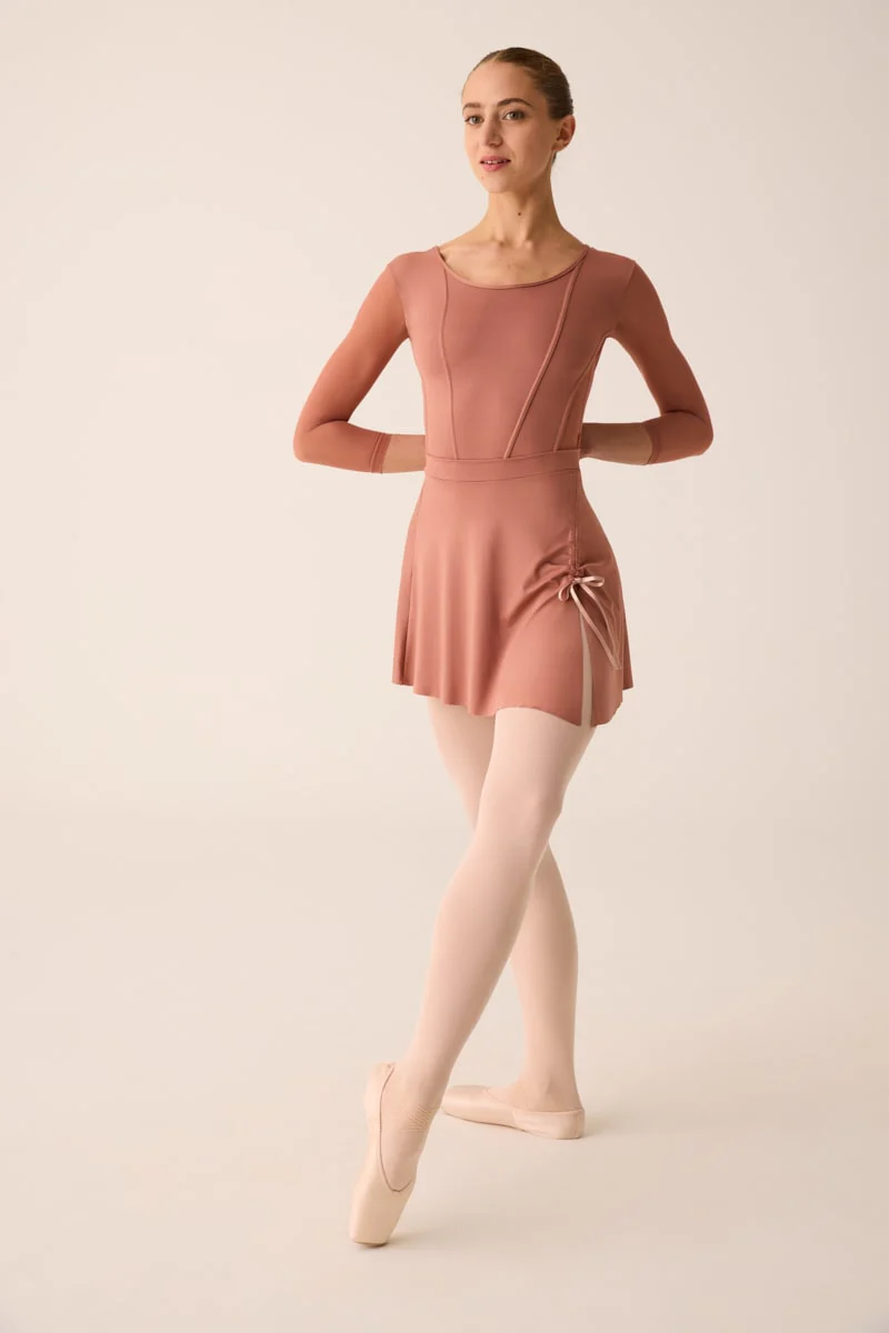 293 - GONNA CON ARRICCIATURA IN MICROFIBRA - immagine 4