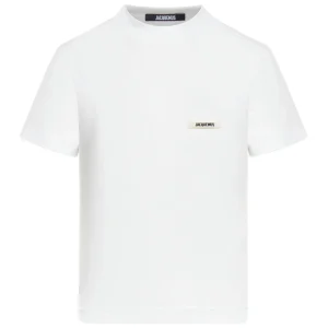 JACQUEMUS LE T SHIRT GROS GRAIN MC TSW00550AJ00029 WHITE