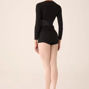 304 - SHORT ADERENTE CON FASCIA AMPIA IN VITA