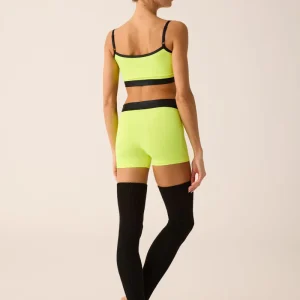 308 - SHORT ADERENTE CON FASCIA IN TESSUTO SPALMATO