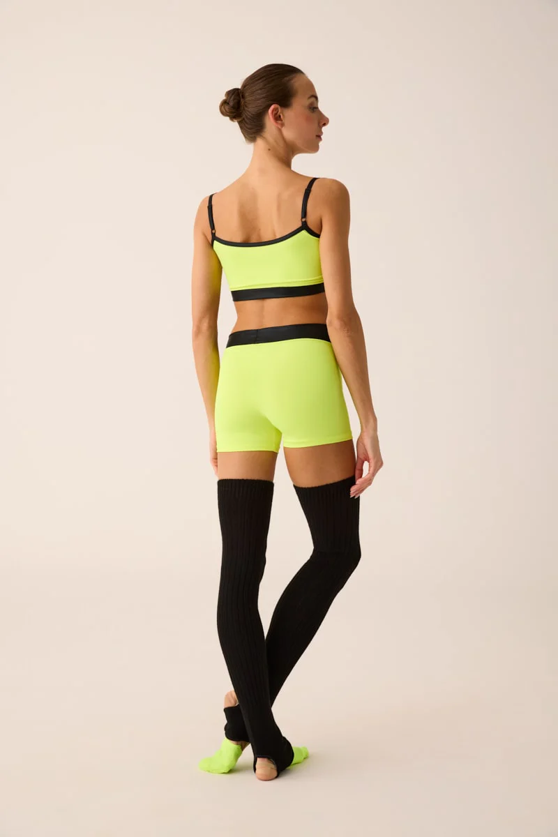 308 - SHORT ADERENTE CON FASCIA IN TESSUTO SPALMATO - immagine 2