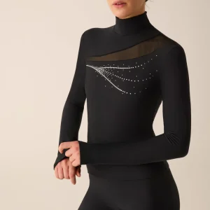 309 - MAGLIA TERMICA CON INSERTO IN TULLE