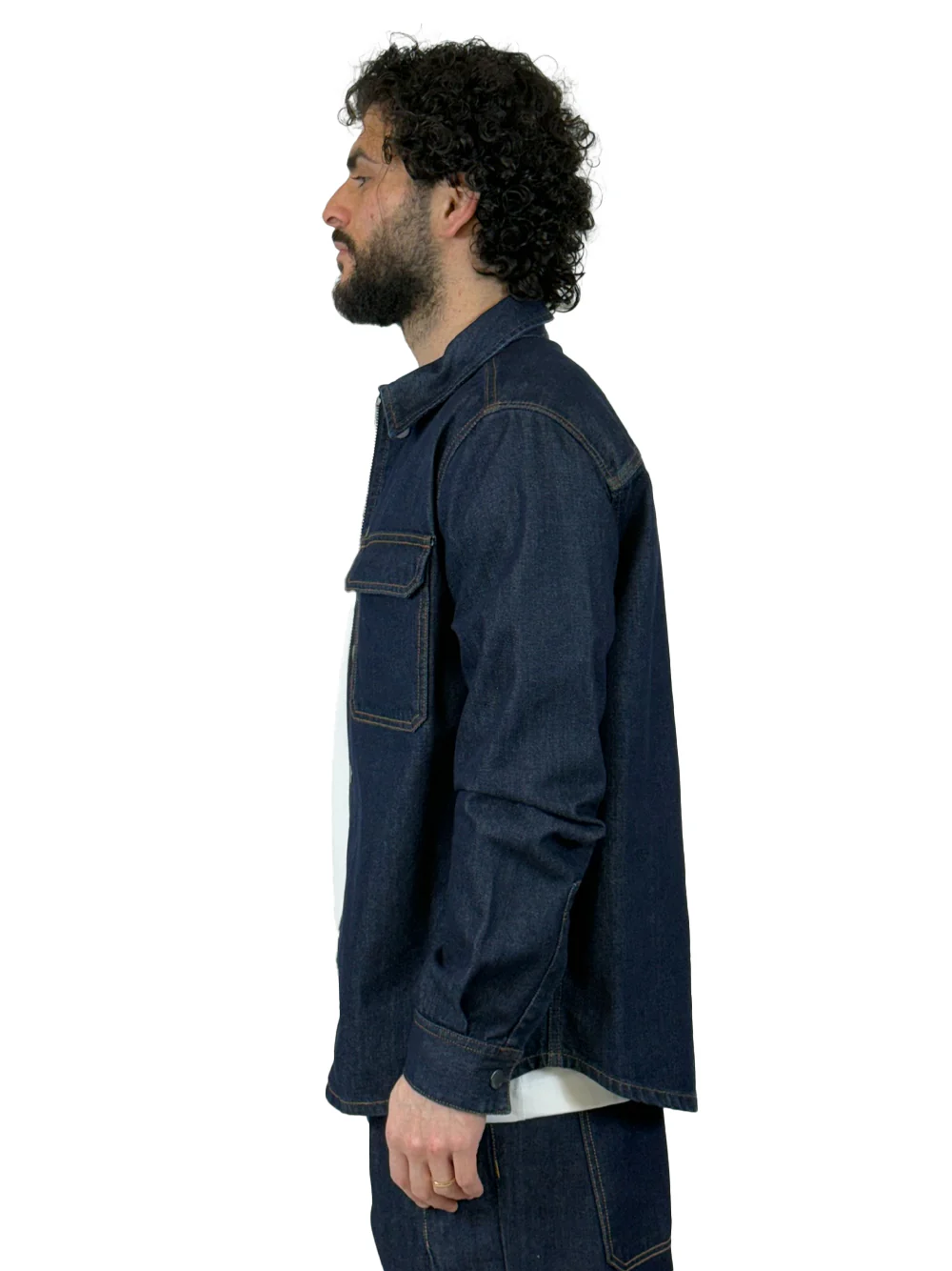 YES LONDON CAMICIA JEANS XCM7246 - immagine 3