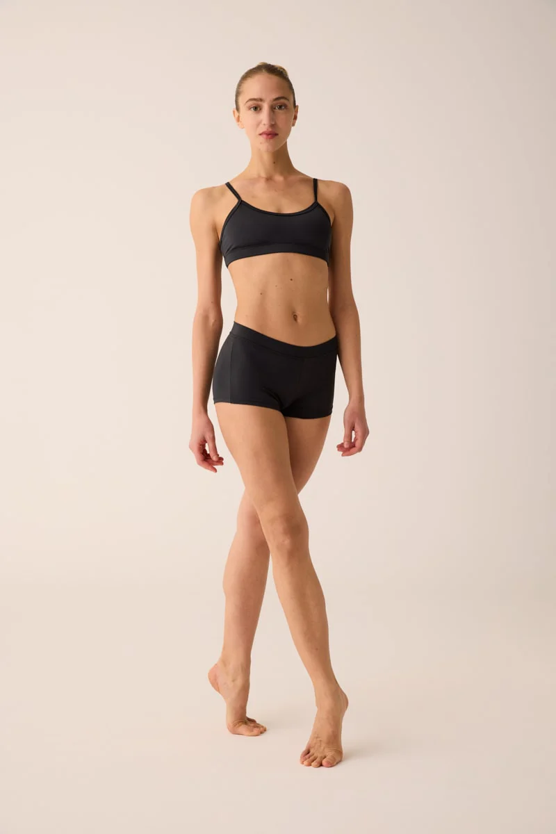 64 - TOP IN TESSUTO ELASTICIZZATO RIVESTITO IN COTONE - immagine 2