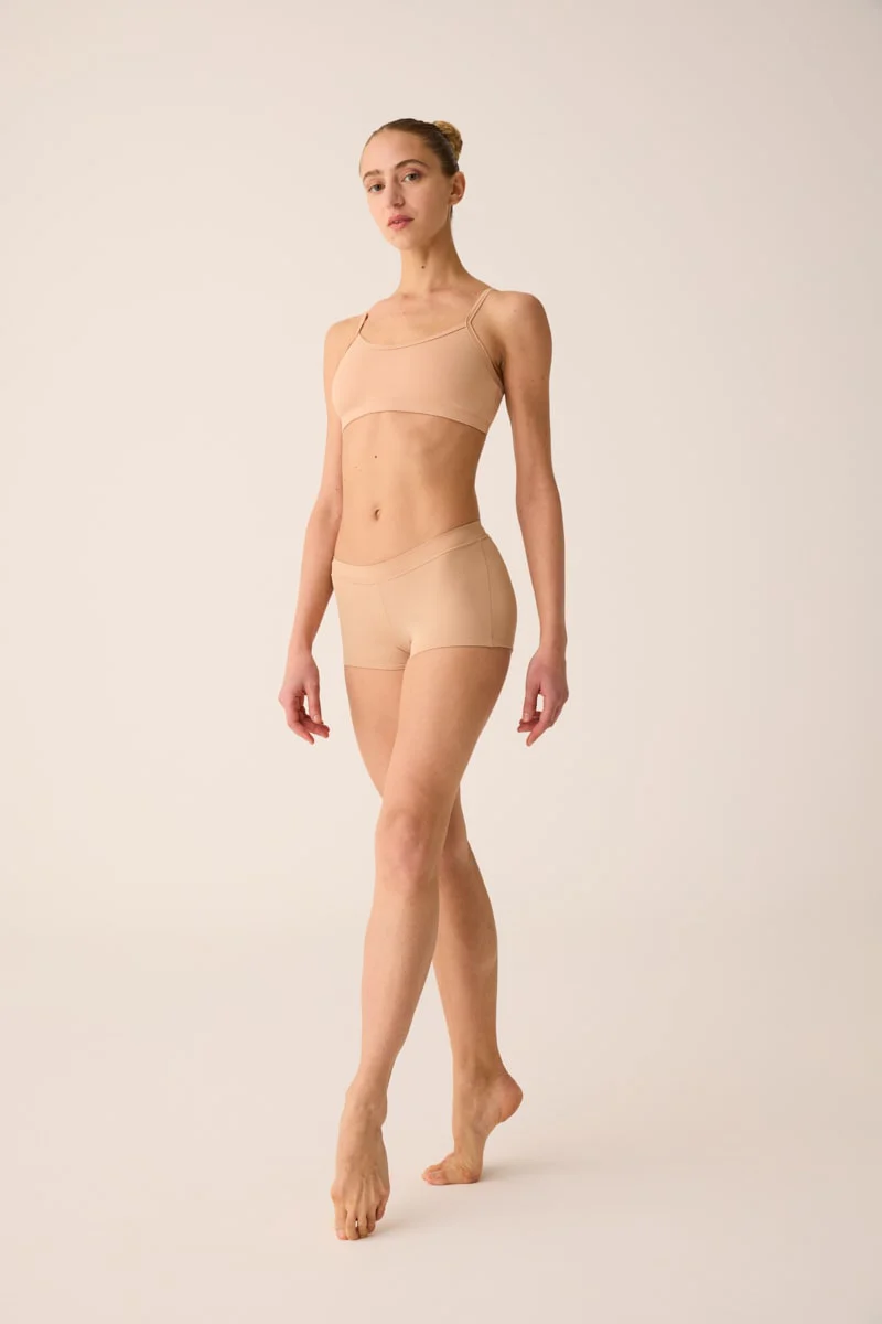 64 - TOP IN TESSUTO ELASTICIZZATO RIVESTITO IN COTONE - immagine 3