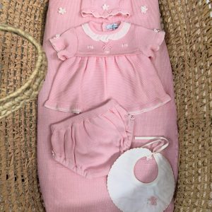 Aurora
Completo uscita clinica neonata 100% filo di cotone