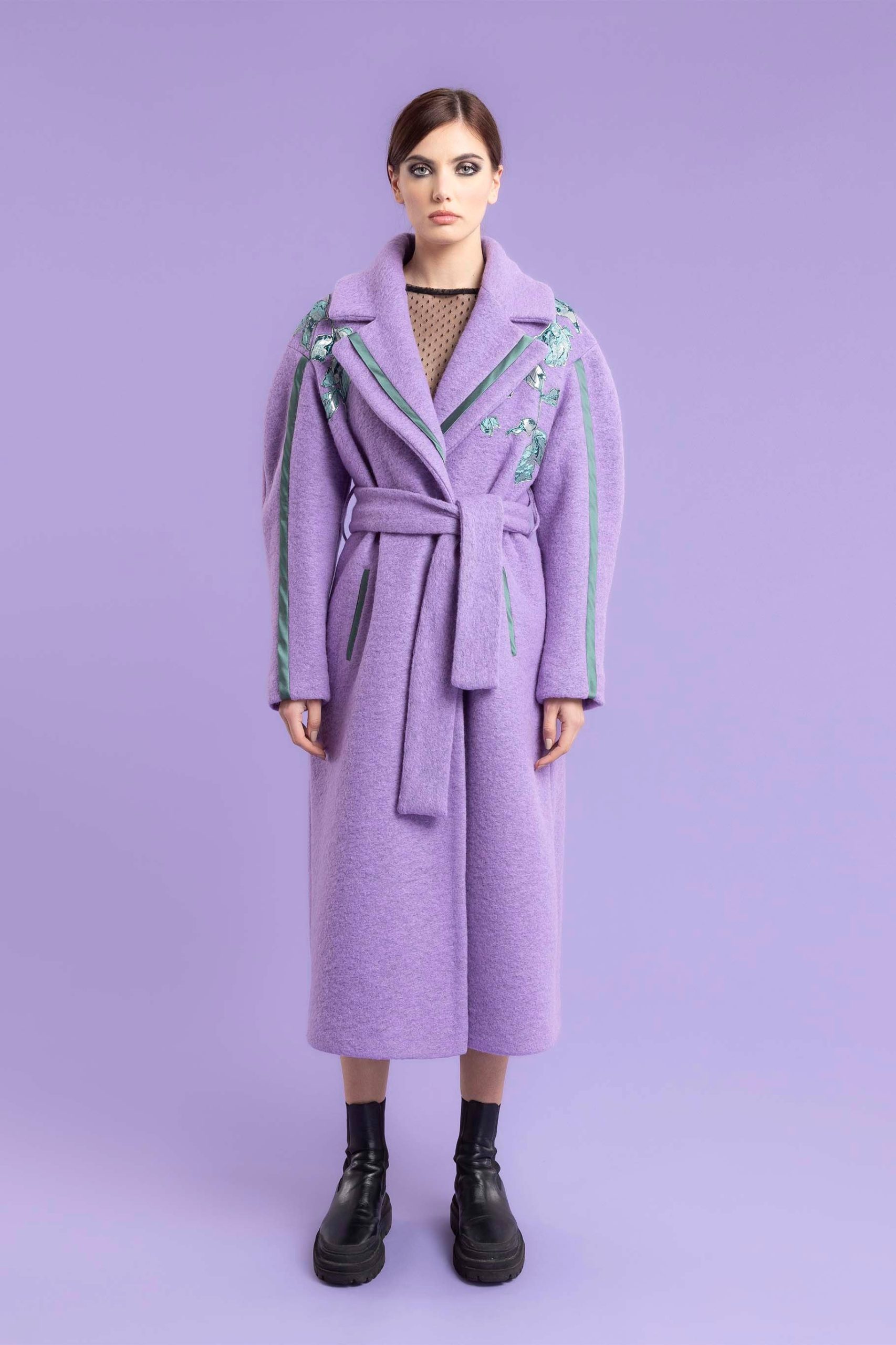 CAPPOTTO LUNGO IN LANA COTTA - immagine 2