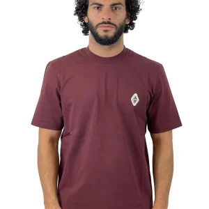 YES LONDON T-SHIRT BORDEAUX XM4218