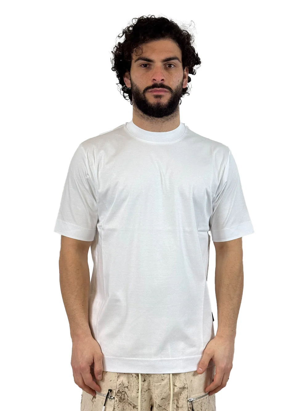 YES LONDON T SHIRT BASIC XM4293 BIANCA - immagine 2