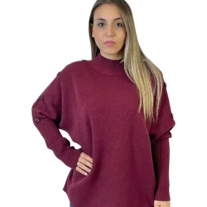 ACCADEMIA 20 DOLCEVITA CON BOTTONI BORDEAUX