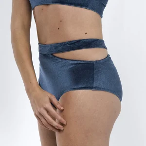 253 - CULOTTE CUT OUT VELLUTO ELASTICIZZATO