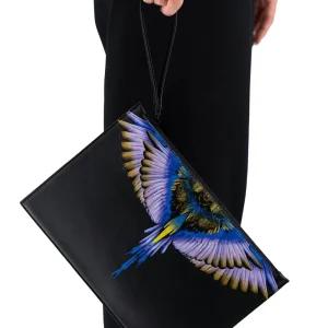 COUNTY OF MILAN BY MARCELO BURLON POCHETTE COMAF250135UNICA0843 NERO/BLUE