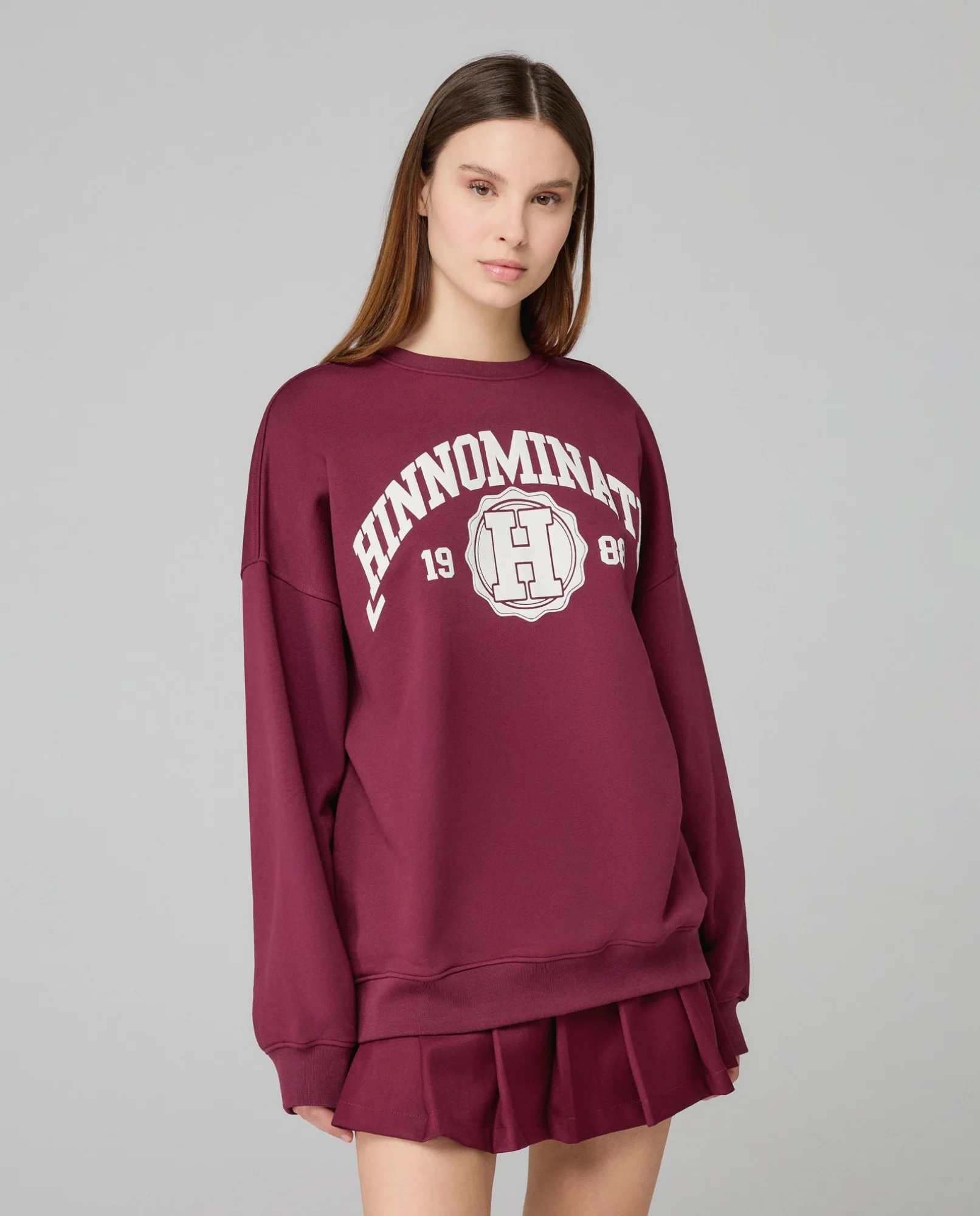 HINNOMINATE FELPA BORDEAUX HMABW02070 - immagine 2