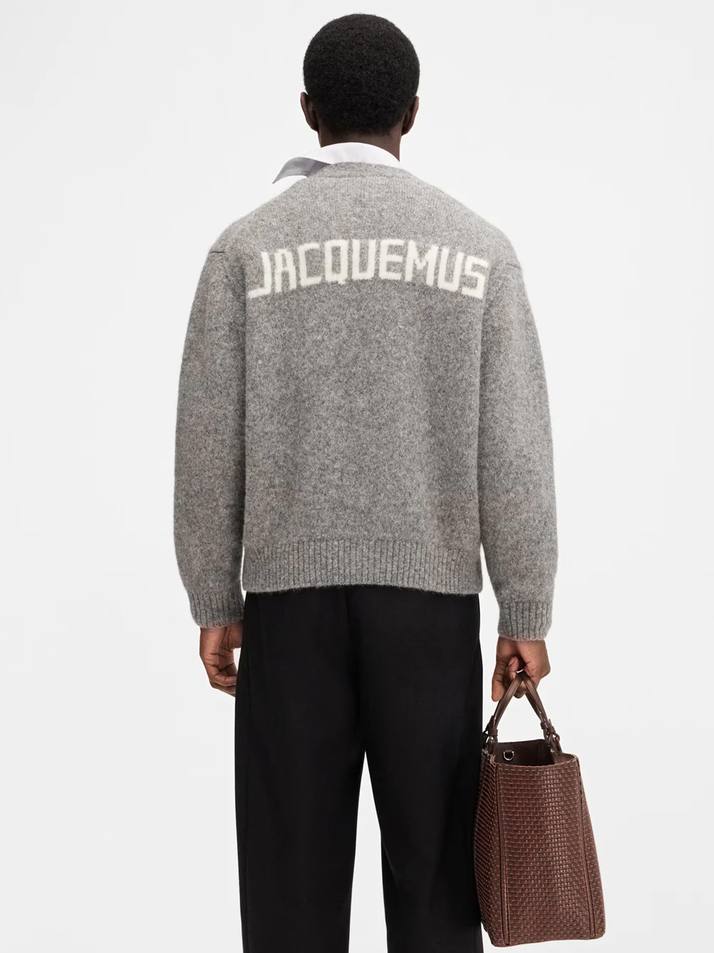 JACQUEMUS CARDIGAN 25KN545 2329 GRIGIO - immagine 4