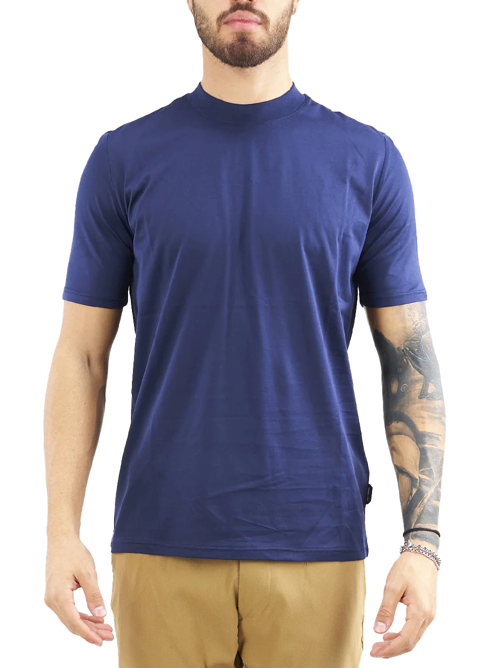 YES LONDON T-SHIRT BLU XM4058 - immagine 2