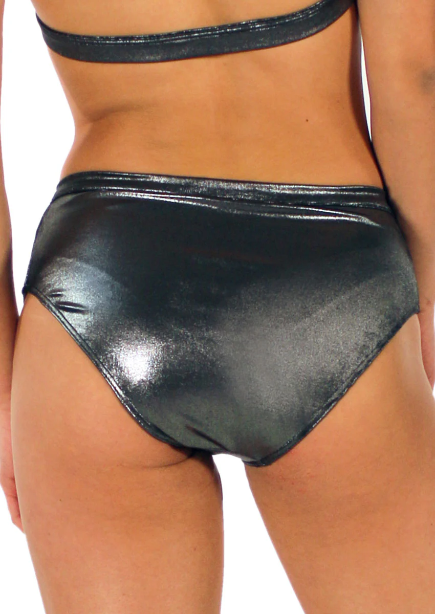 258 - CULOTTE SGAMBATA IN TESSUTO LAMINATO - immagine 2