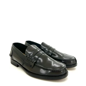 Saxone mocassino donna pelle marrone,polish binder