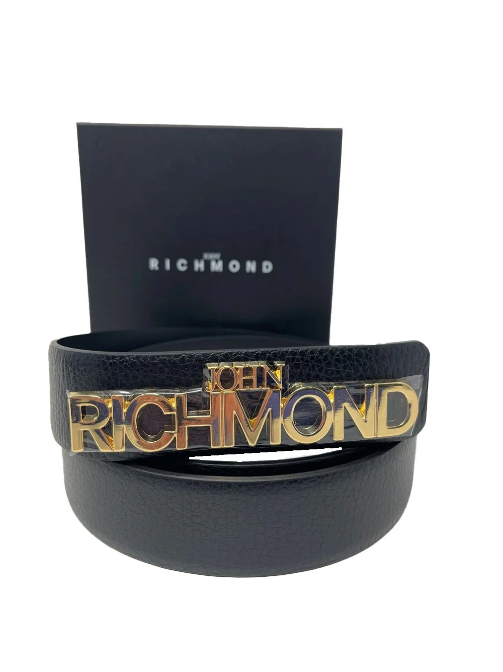 RICHMOND CINTURA JR-C105W BLACK/GOLD - immagine 2