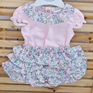 🌸DEOLINDA🌸 COMPLETO BIMBA DIE PEZZI BODY CON COLLETTO FANTASIA E CULOTTE ABBINATA 👧✨ – 6