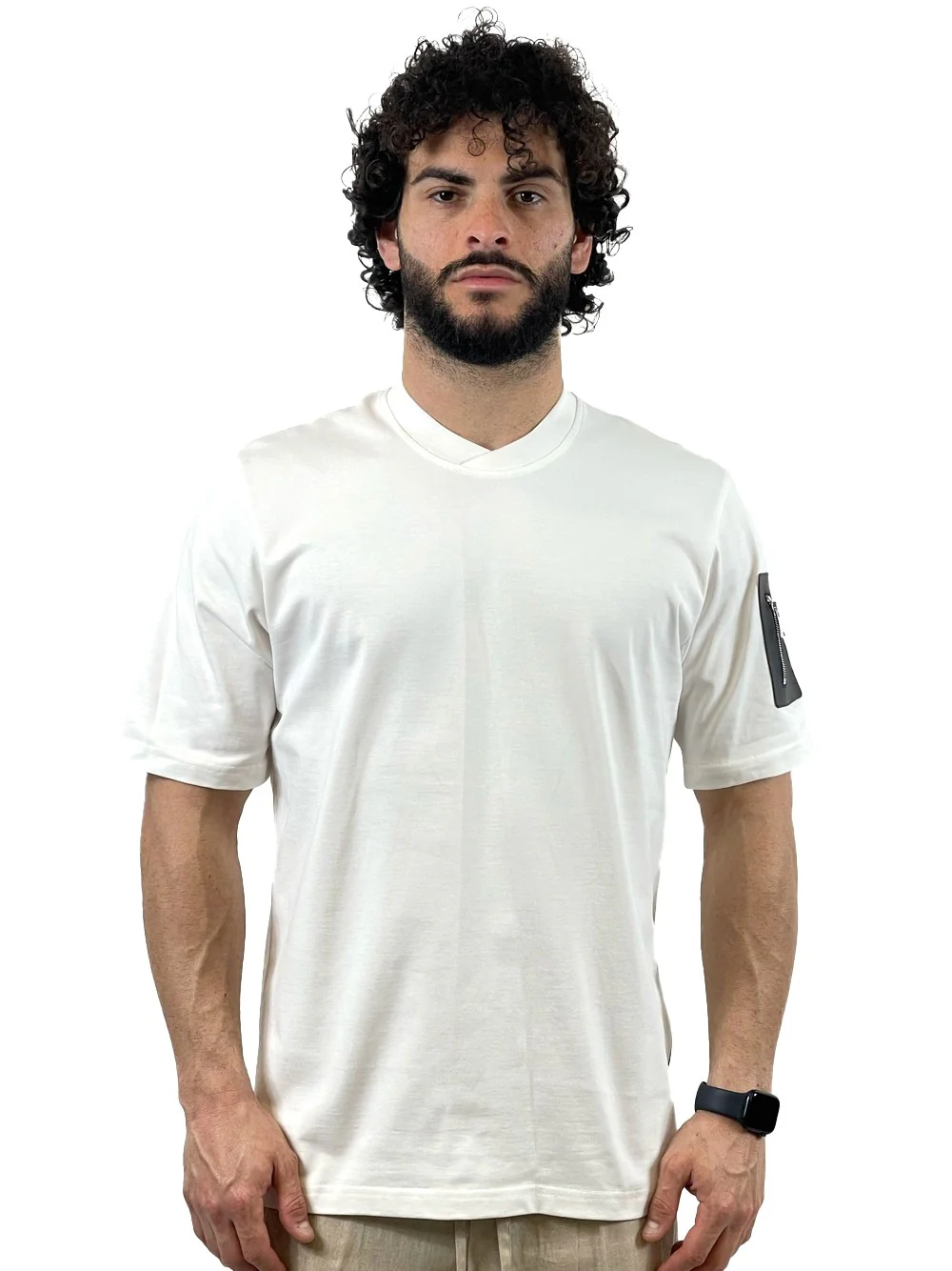 YES LONDON T-SHIRT BIANCO/NERO XM4170 - immagine 2