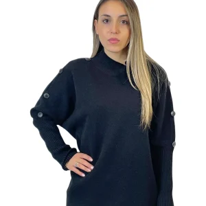 ACCADEMIA 20 DOLCEVITA CON BOTTONI NERO