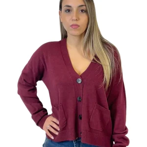 ACCADEMIA 20 CARDIGAN BORDEAUX