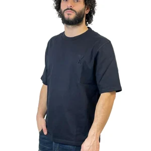 AMI PARIS T SHIRT UTS025 726 NERA