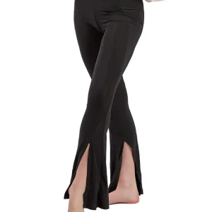 169 - PANTALONE IN VISCOSA CON SPACCO LATERALE